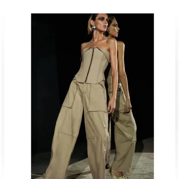 BNWT blogger favorite Zara corset - Picture 2 of 7